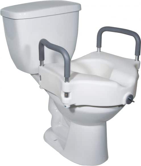 [:fr]Siège de toilette 5 pouces avec appuie-bras [:en]Elevated raised  toilet seat 5 inch[:]