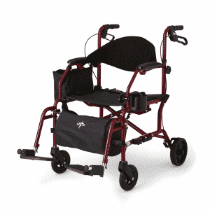 [:fr]Déambulateur et chaise de transport Medline[:en]Hybrid rollator  transport chair medline[:]